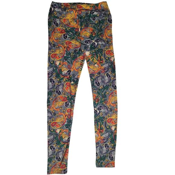 Lularoe Women Active Wear Pants Multicolor Stretchy Sz S - Picture 2 of 6